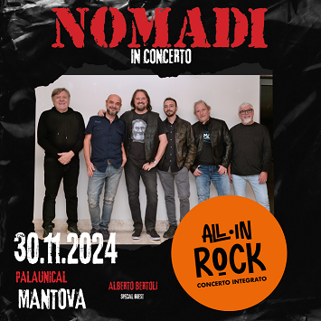 Nomadi, torna "All-in Rock al Teatro PalaUnical di Mantova