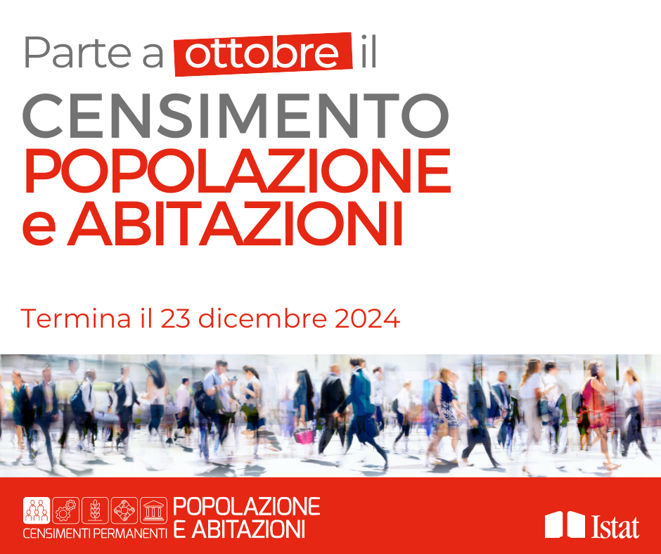 Censimento della popolazione e delle abitazioni - fino al 23 dicembre 2024