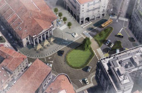 Lavori in piazza Cavallotti, inversione di marcia in un tratto di via Arrivabene