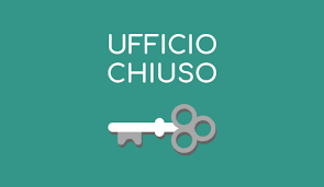 CHIUSURA UFFICIO ANAGRAFE